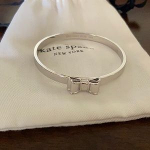 Kate spade silver bow bangle